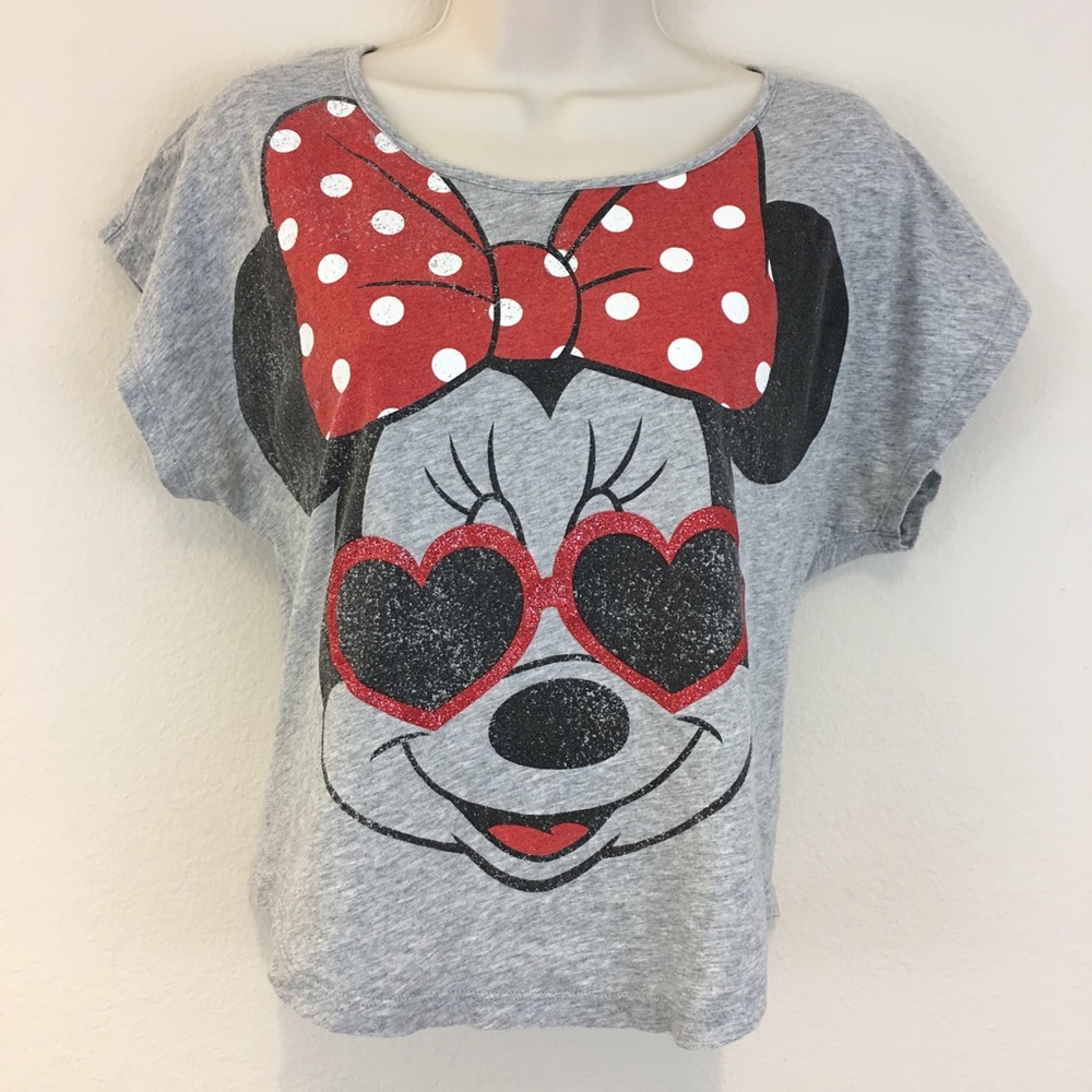 🪴3x$20 SALE Gray Disney Minnie Mouse T-Shirt